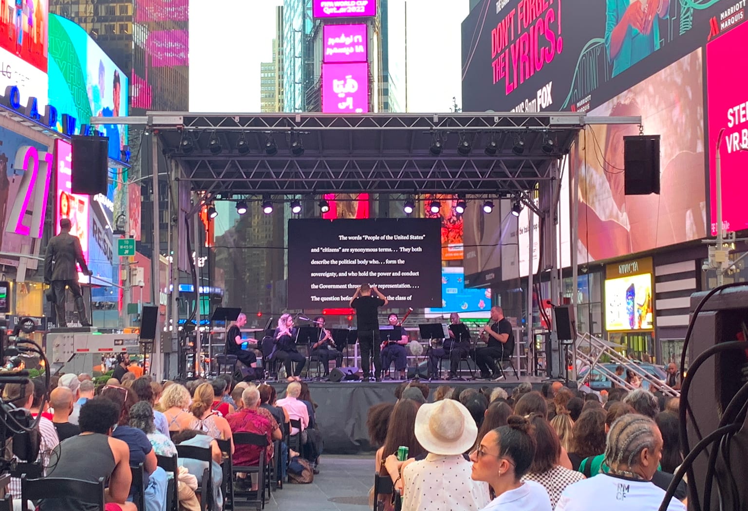 Manifestos Concert, Times Square - 02